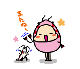 sakuraebeeko and Red bee shrimp sticker #320142