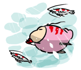 sakuraebeeko and Red bee shrimp sticker #320144