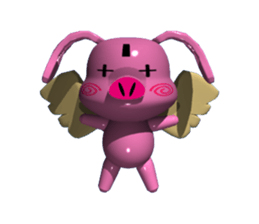 The fairy boo of a savings box sticker #320185