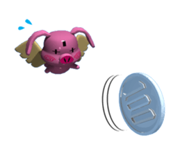 The fairy boo of a savings box sticker #320196