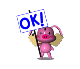 The fairy boo of a savings box sticker #320209