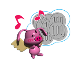 The fairy boo of a savings box sticker #320212