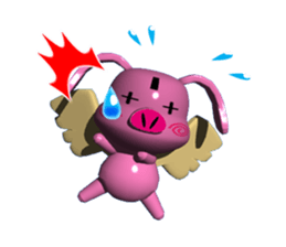 The fairy boo of a savings box sticker #320218