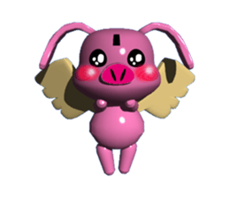 The fairy boo of a savings box sticker #320219