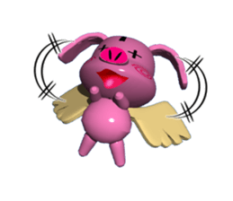 The fairy boo of a savings box sticker #320220