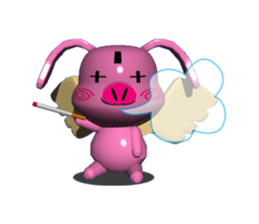 The fairy boo of a savings box sticker #320221