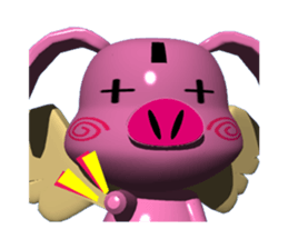 The fairy boo of a savings box sticker #320222