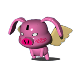 The fairy boo of a savings box sticker #320224