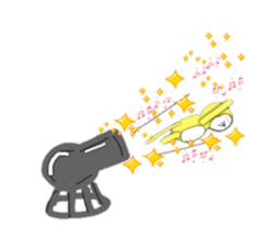 Golden monky sticker #320317