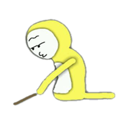 Golden monky sticker #320324