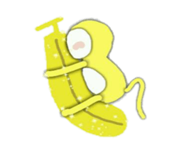 Golden monky sticker #320330