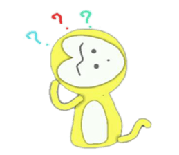 Golden monky sticker #320338
