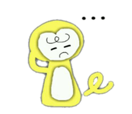 Golden monky sticker #320342