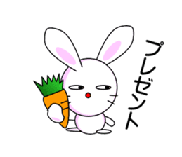 Mean Rabbit boy sticker #320413