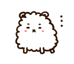 Cotton Dog sticker #320510