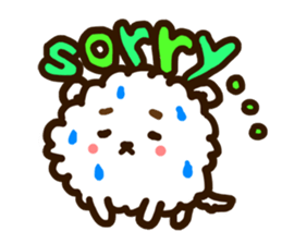 Cotton Dog sticker #320524