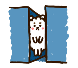 Cotton Dog sticker #320525