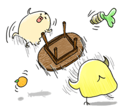 Chickens and friends sticker #320563