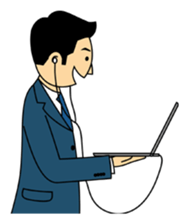 Company employee 3 sticker #321976