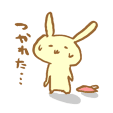 Shopping rabbit sticker #322187