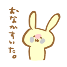 Shopping rabbit sticker #322197