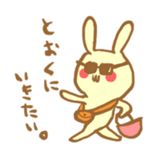 Shopping rabbit sticker #322224