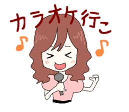 Idol otaku(woman) sticker #322227