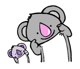 Kouchan the Pink-nosed Koala sticker #323145