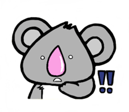 Kouchan the Pink-nosed Koala sticker #323147