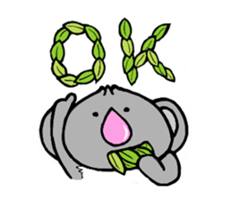 Kouchan the Pink-nosed Koala sticker #323148