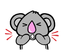 Kouchan the Pink-nosed Koala sticker #323156