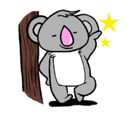 Kouchan the Pink-nosed Koala sticker #323157