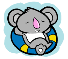 Kouchan the Pink-nosed Koala sticker #323172