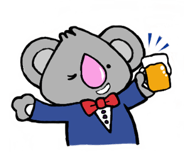 Kouchan the Pink-nosed Koala sticker #323175