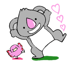 Kouchan the Pink-nosed Koala sticker #323181