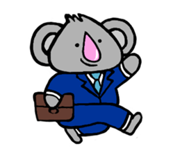 Kouchan the Pink-nosed Koala sticker #323182