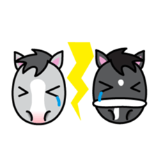 Brothers horse story sticker #323648