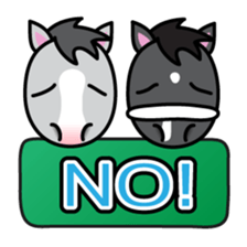 Brothers horse story sticker #323654