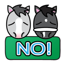 Brothers horse story sticker #323654