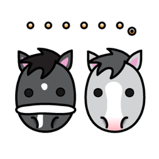 Brothers horse story sticker #323658