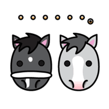 Brothers horse story sticker #323658