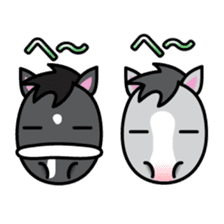 Brothers horse story sticker #323660