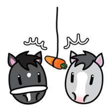 Brothers horse story sticker #323661