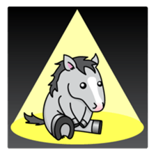 Brothers horse story sticker #323663