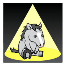 Brothers horse story sticker #323663