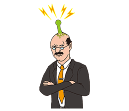 Alien Chief clerk sticker #323904