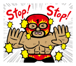 Mask wrestler No.1 sticker #323907