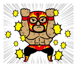 Mask wrestler No.1 sticker #323925