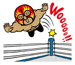 Mask wrestler No.1 sticker #323929