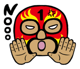 Mask wrestler No.1 sticker #323942